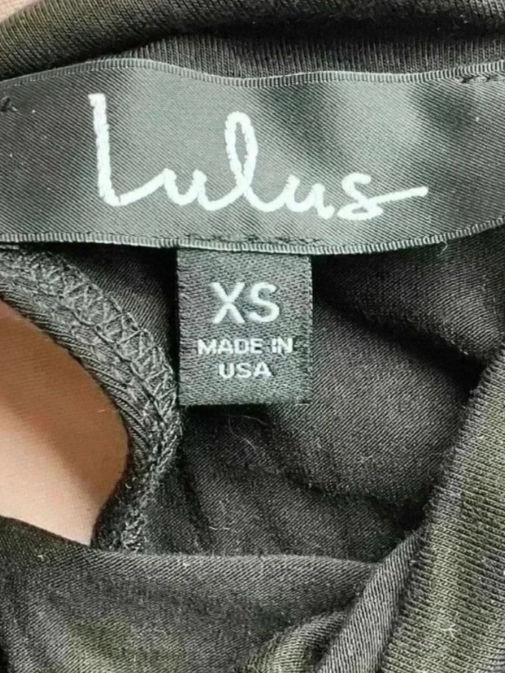 NWT Lulu's Off-Shoulder Open Back Bodysuit Black - Picture 6 of 7